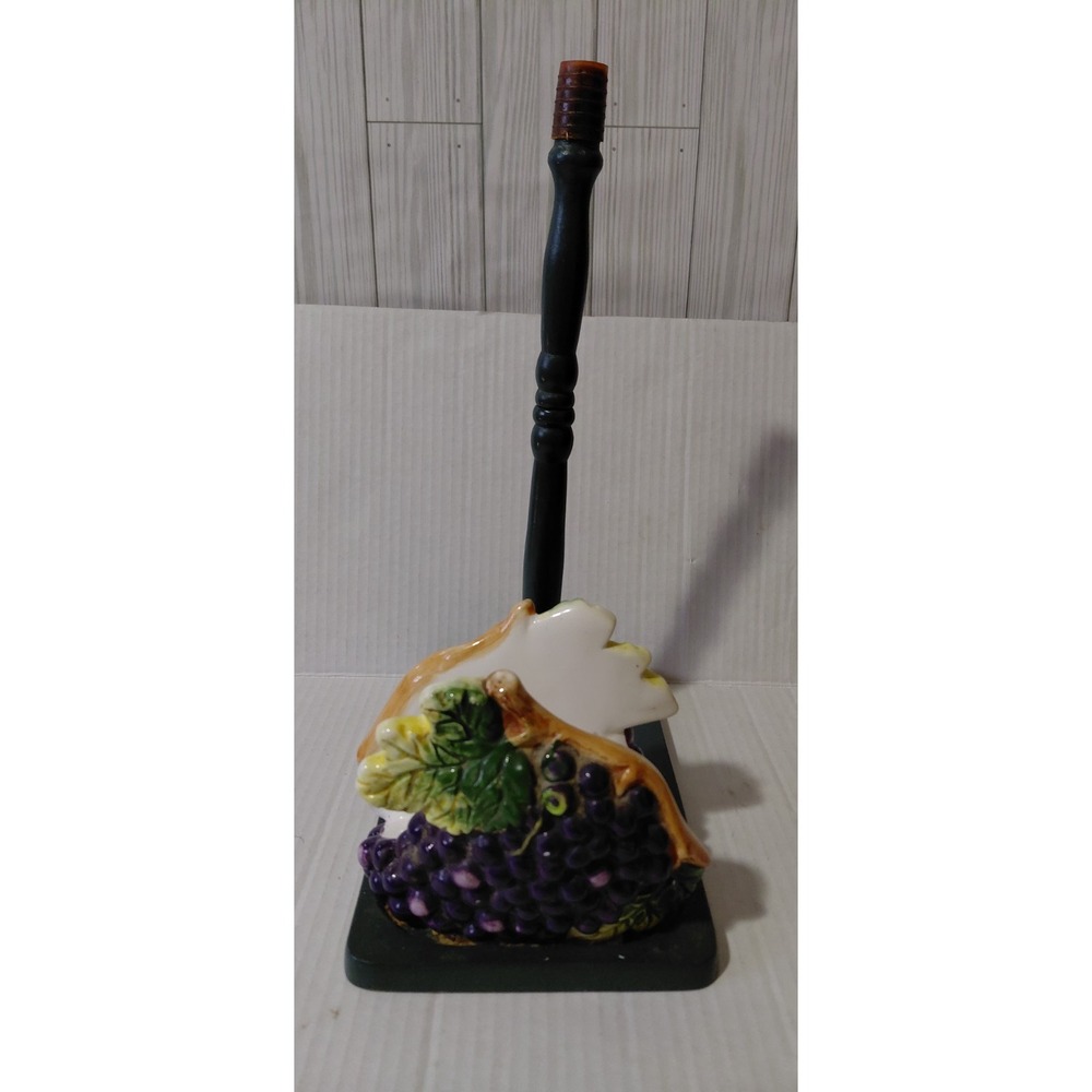 Tuscan Grape Country farmhouse kitchen Vintage countertop paper towels holder